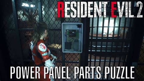 resident evil 2 power parts puzzle